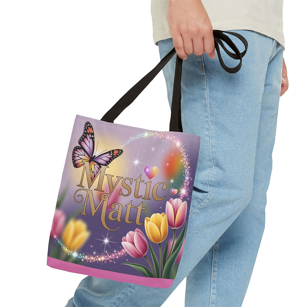 Thumbnail: mystic matt floral tote bag