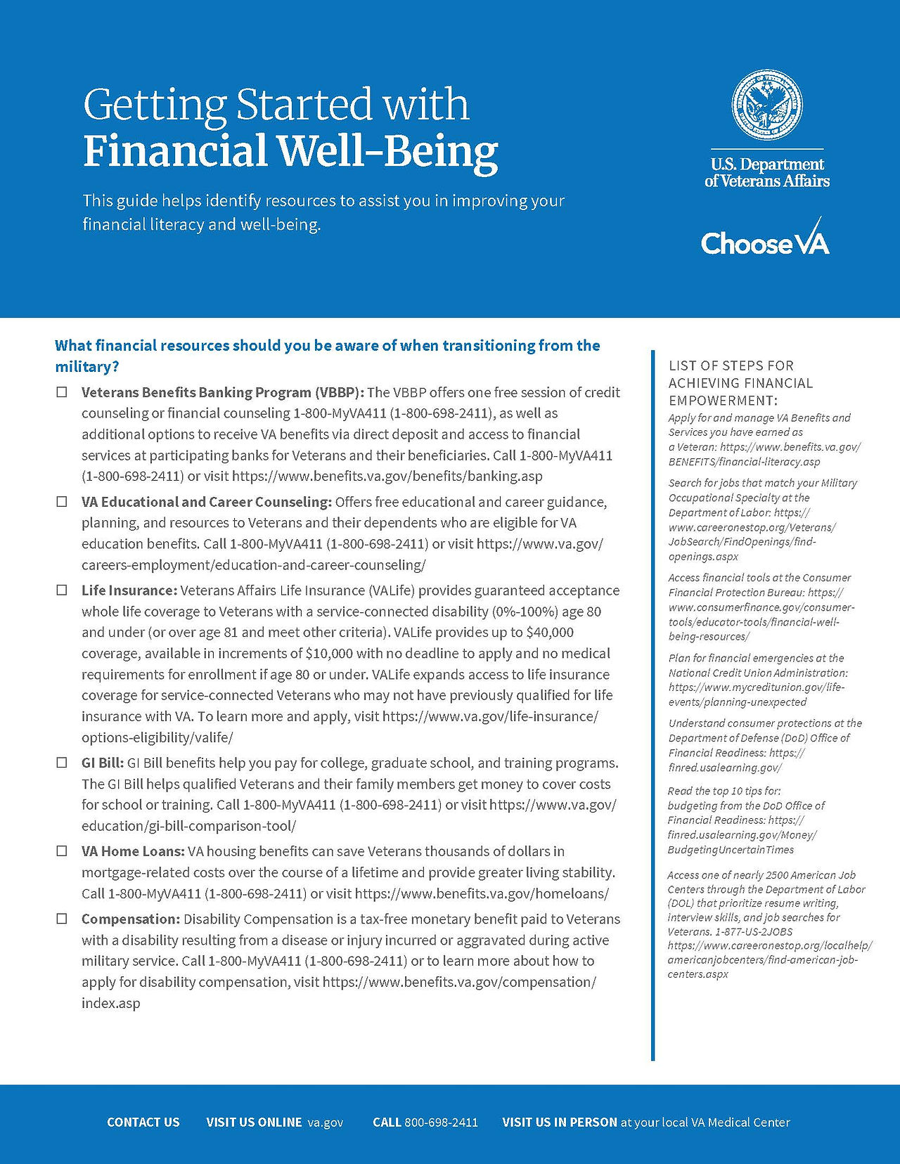 Get started with financial well-being (PDF)