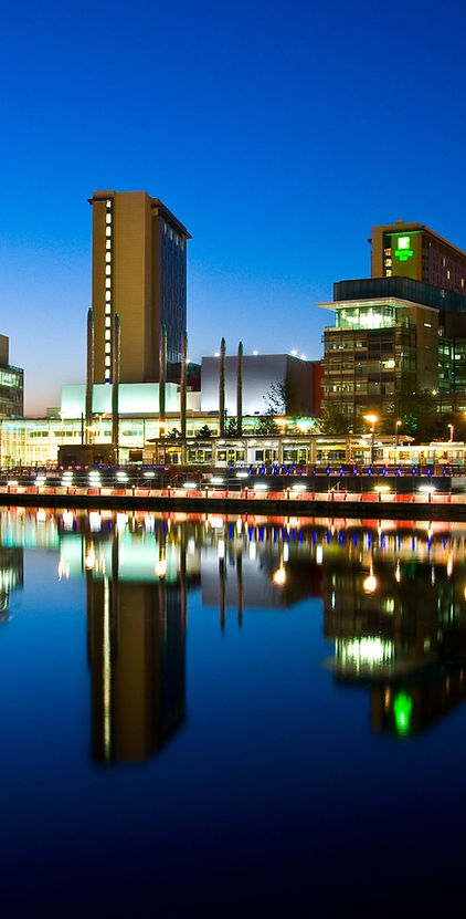 Media City at night