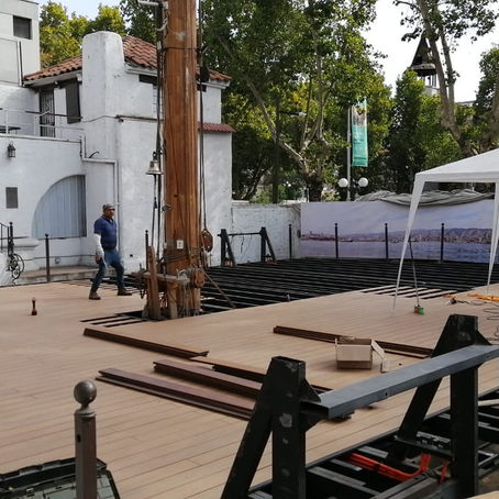 Avances trabajo de reemplazo de la Cubierta