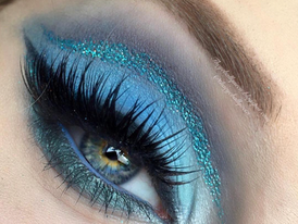 Lillee Jean July 2016 - Violet Voss Blue Glitter Promotion Social Media Repost