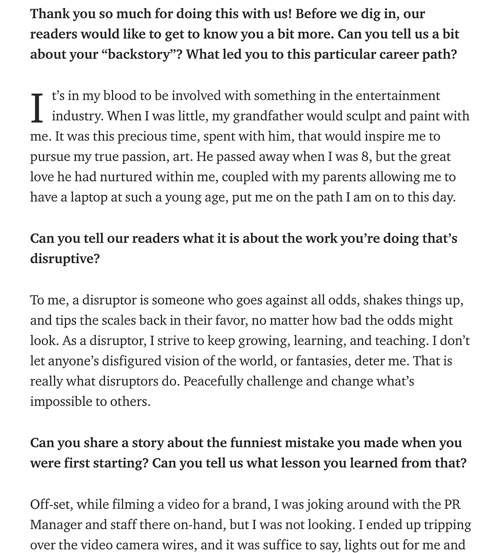 Female Disruptors: Lillee Jean Interview with Candice Georgiadis 2021