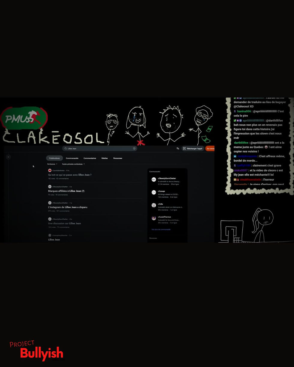 Lillee Jean's Project: Bullyish Goes Global as French Streamers Lead the Conversation on Online Harassment