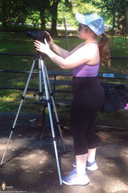 Director Lillee Jean on set of The Chorus in Our Eyes