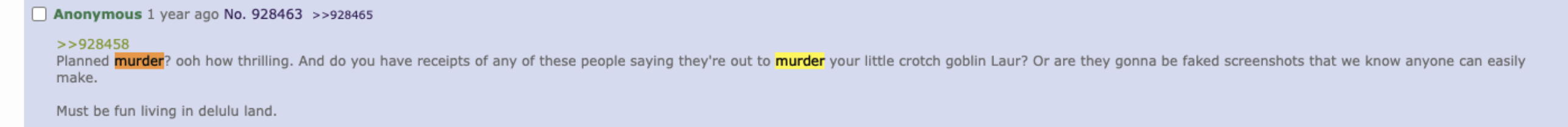All one person; mass hysteria = mass profit.