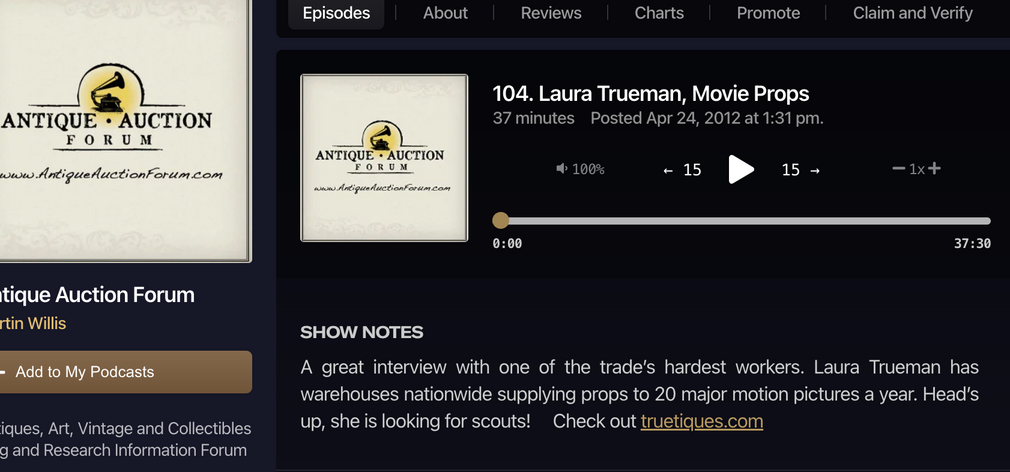 Official Laura Rene Marks-Trueman Manager, Props, Movies Press Article Snippet