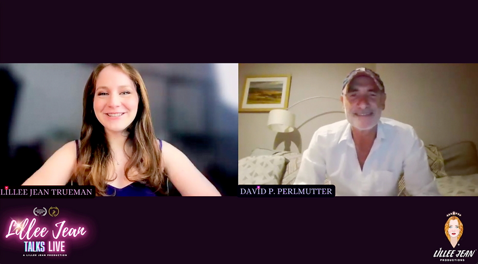 Lillee Jean Talks Live - David P. Perlmutter | 'Write To Kill' Best-Selling Author, Actor (S4.E14)