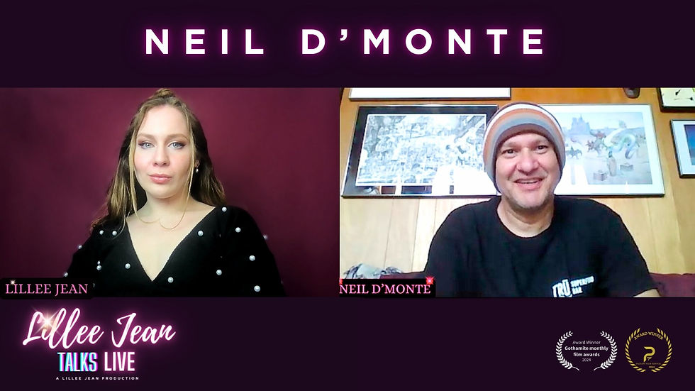 Lillee Jean TALKS! Live - Neil D'Monte | Front Men TV Series, New Music, Storyboards