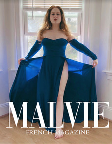 Malvie French Magazine BACK COVER AND INTERVIEW WITH LILLEE JEAN