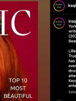 Lillee Jean Is the Cover of December Iconic Kurdish Magazine 2023