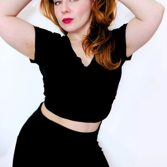 Actress Lillee Jean Elegance in All Black Official Editorials 2025