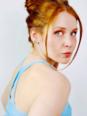Actress Lillee Jean Striking Eyes Take Focus In Blue Portraits