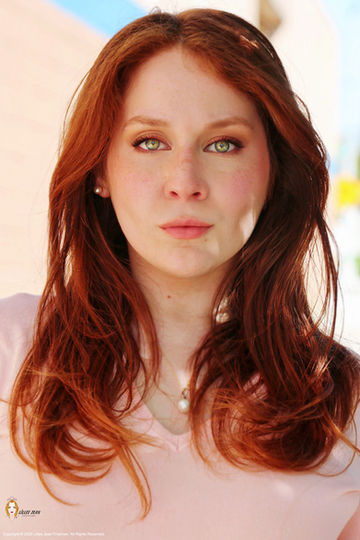 Lillee Jean Trueman, actress and director, wears a pink jumper 2025 official Autumn photoshoot.