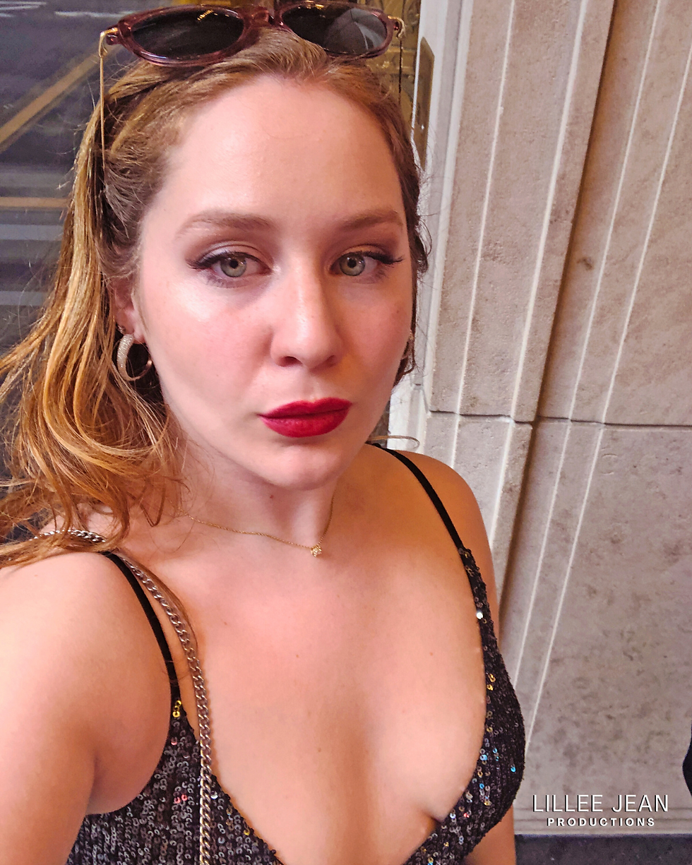 Lillee Jean Steals the Show in Black Sequin Dress for NYFW