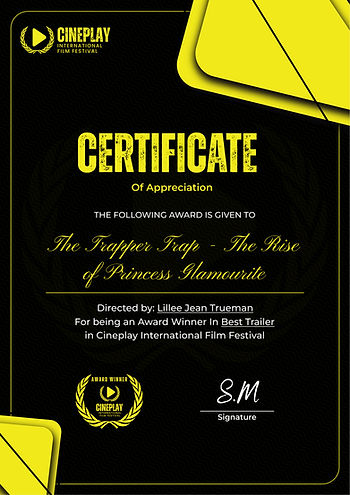 The Trapper Trap Wins Award Winner In CinePlay International Film Festival 2024