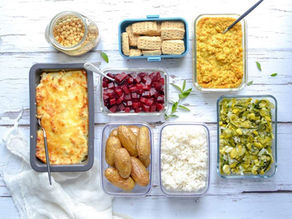 Photo de batchcooking à domicile à Aix en Provence, crédit d'impôt de 50%, service à la personne de préparation de repas à domicile par une nutritionniste