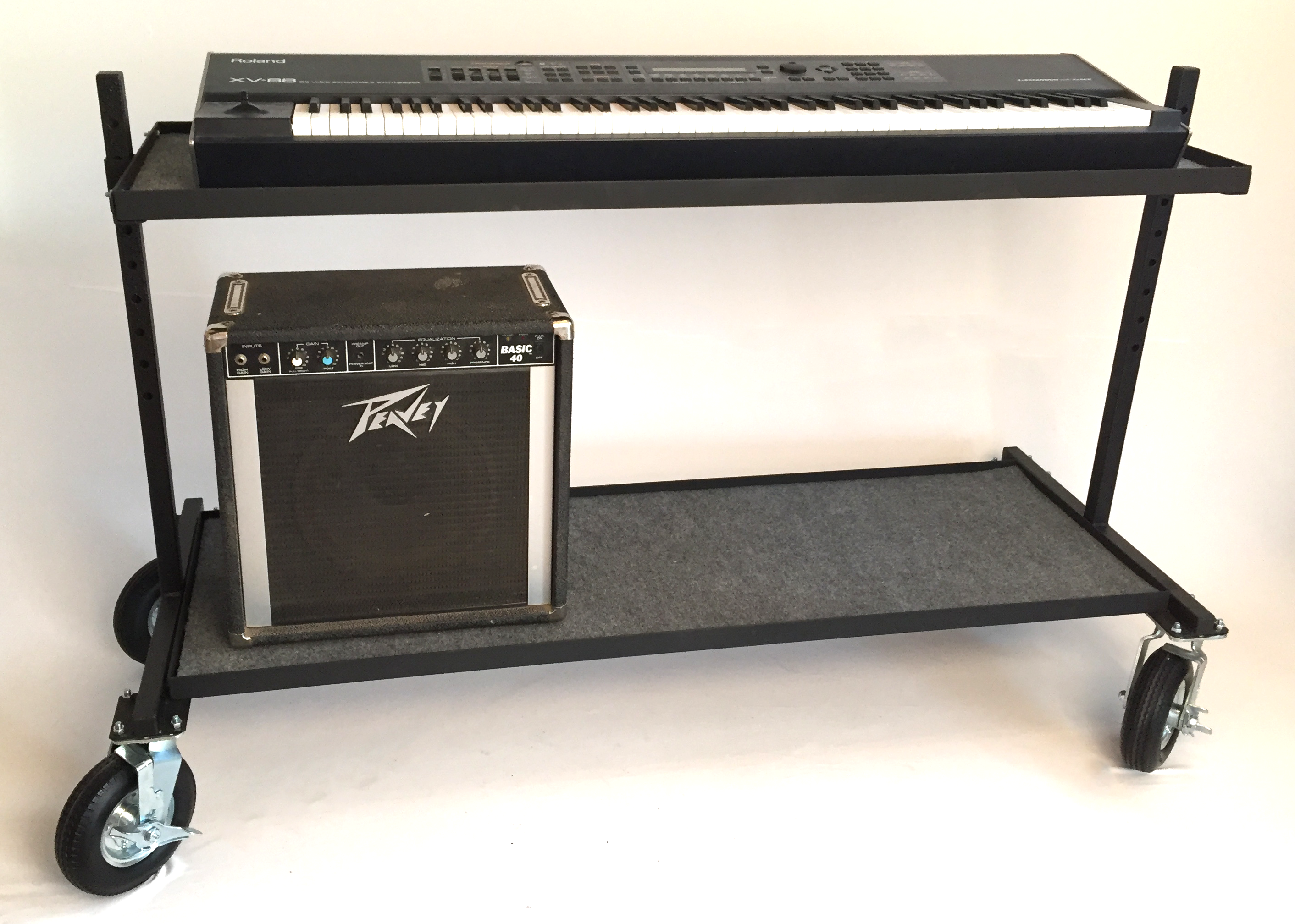 All Terrain Electronic Keyboard Cart