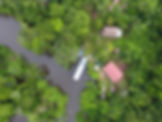 Madre Selva port - aerial view