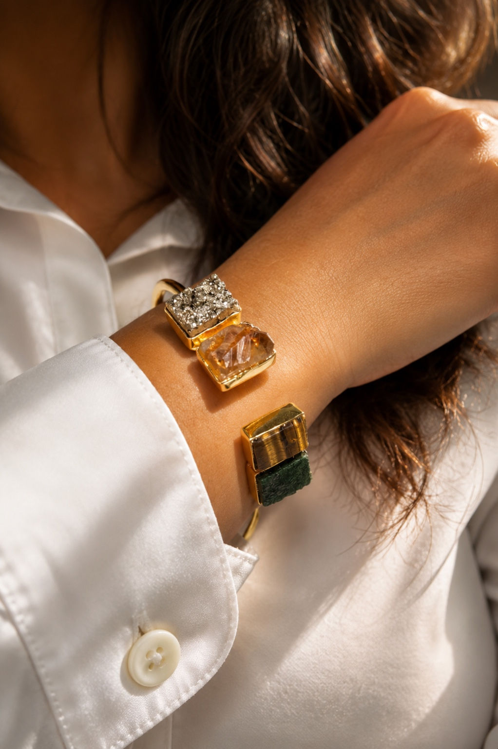 4 stone wealth bangle