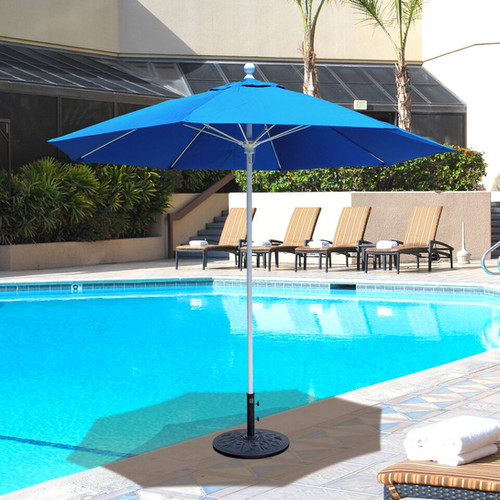 9' Fiberglass w. Aluminium Pole Umbrella