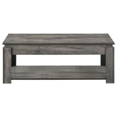 Weathered Grey Coffee Table designerdecorinc