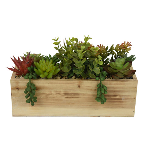 51203 Faux Succulent Pot