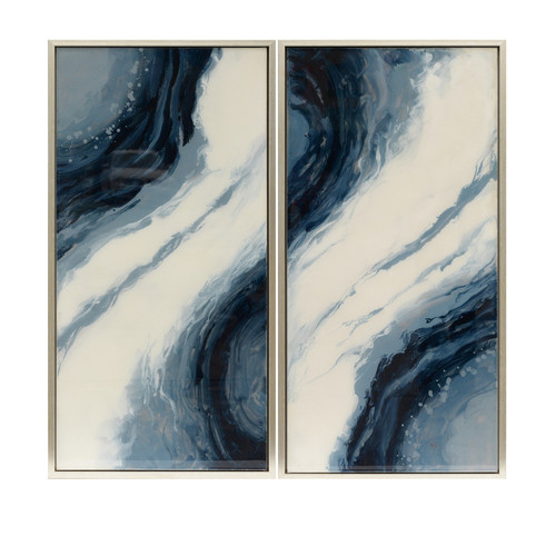 42x22 Abstract Oil Painting