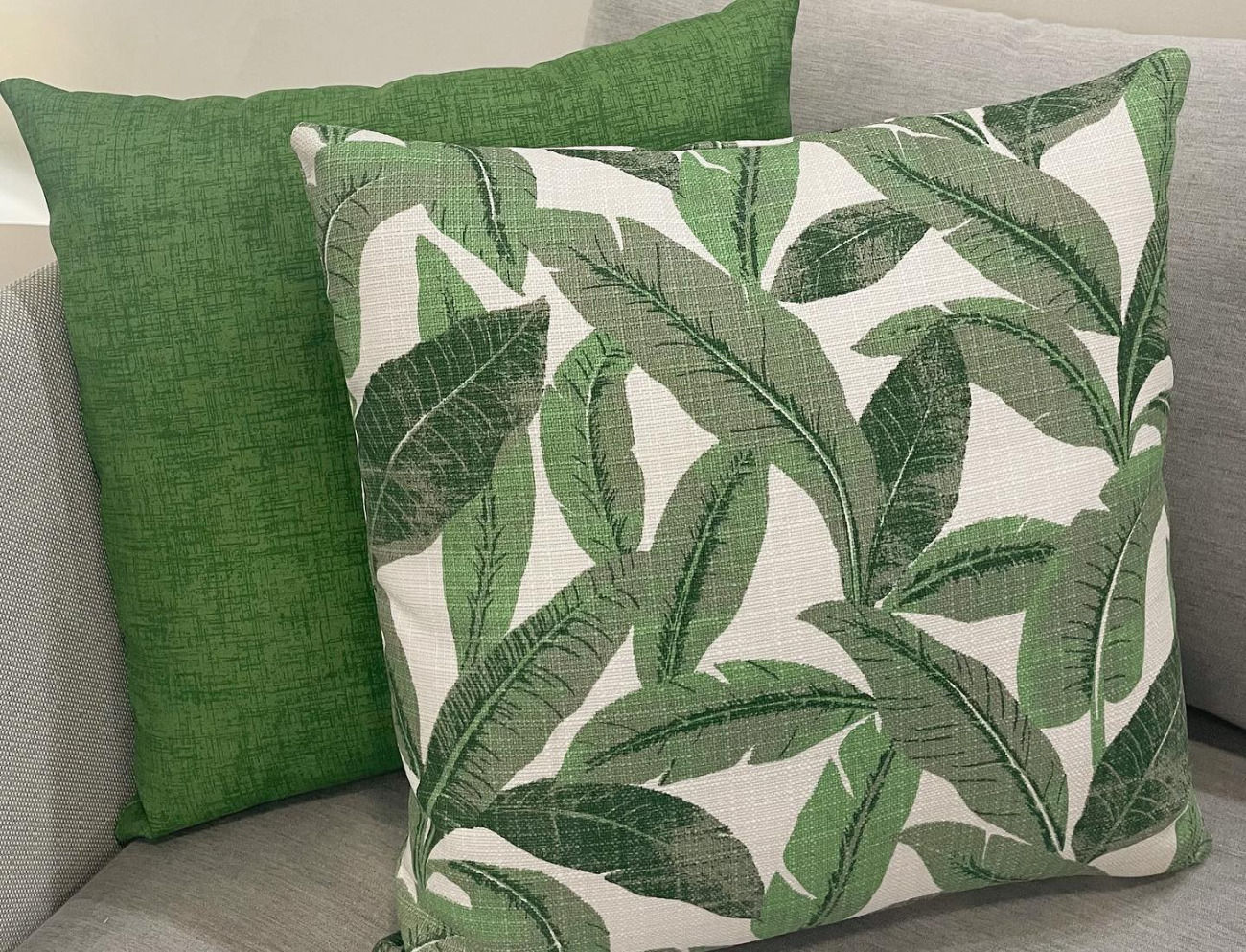 Outdoor Jungle & Herb Throw Cushions