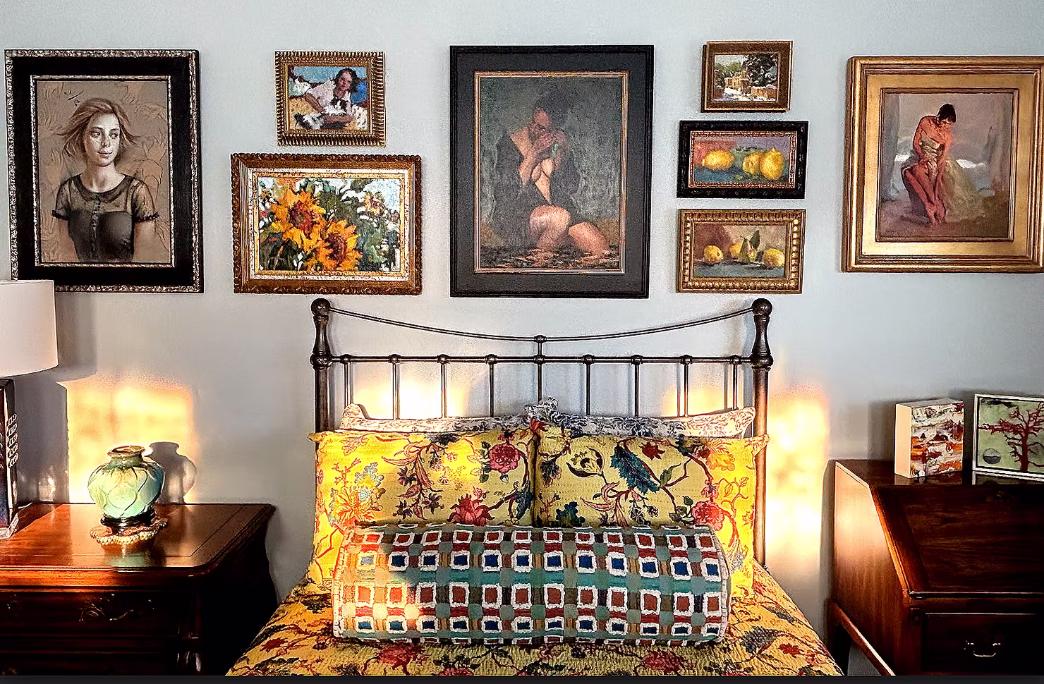 Trish & Ric Rioux's Bedroom Art