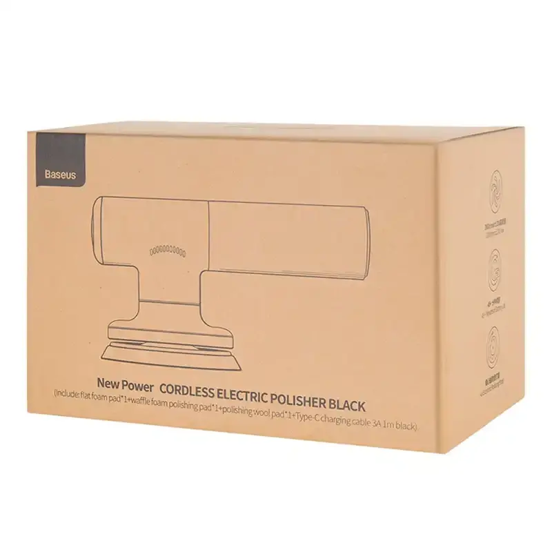 Miniatură: Lustruitor electric fără fir Baseus (negru)