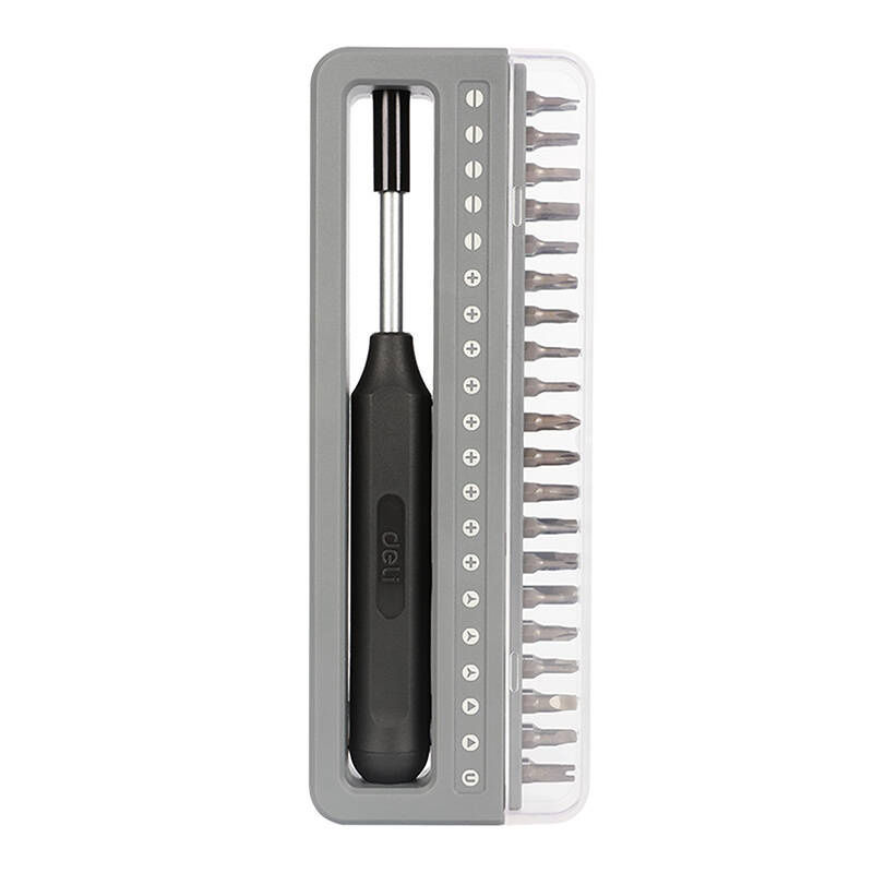 Set șurubelnițe de precizie Deli Tools EDL241041, 41 el.