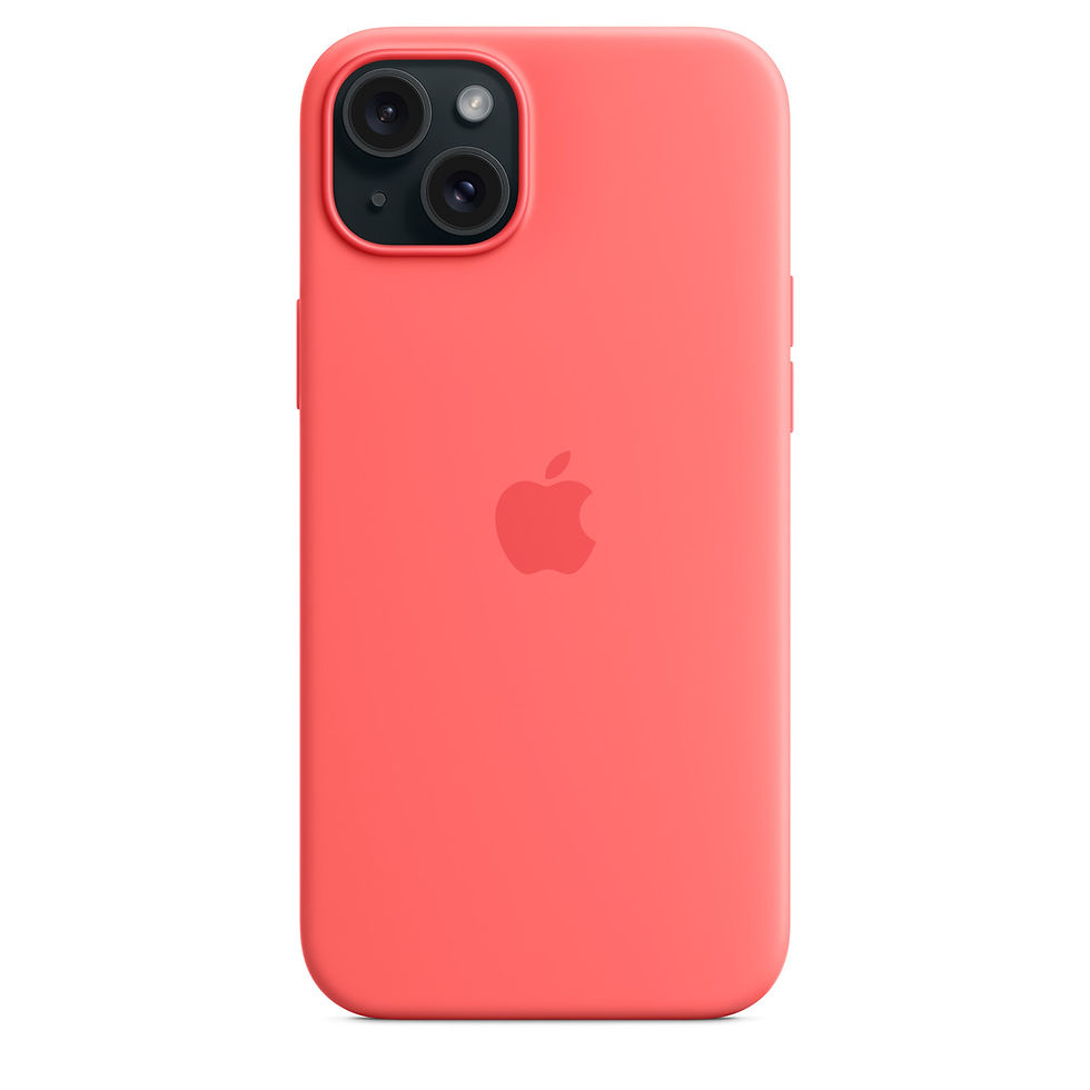 Miniatură: Carcasă din Silicone Guava pentru iPhone 15 Plus cu MagSafe