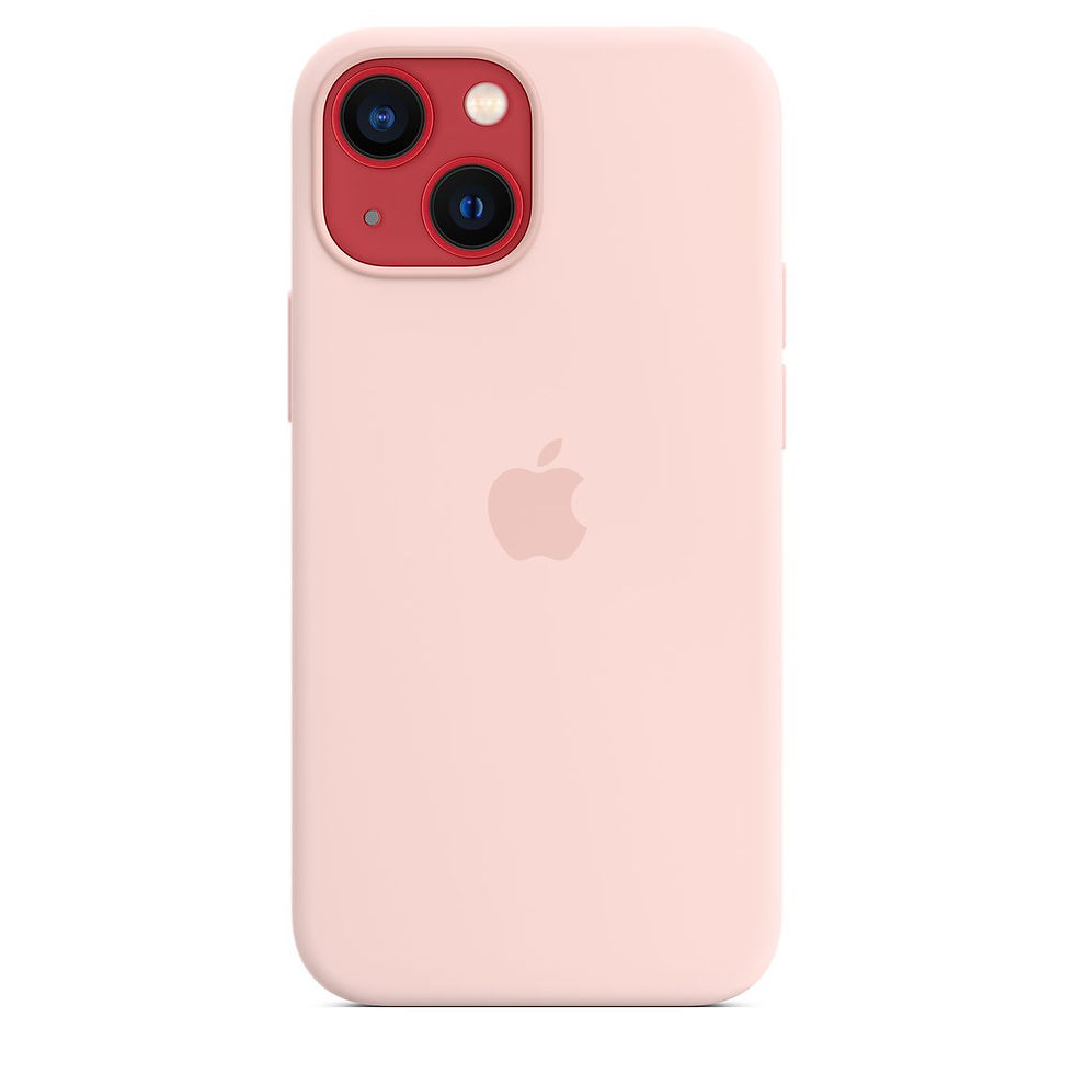 Miniatură: Husa pentru iPhone 13 mini Silicon cu MagSafe, Chalk Pink
