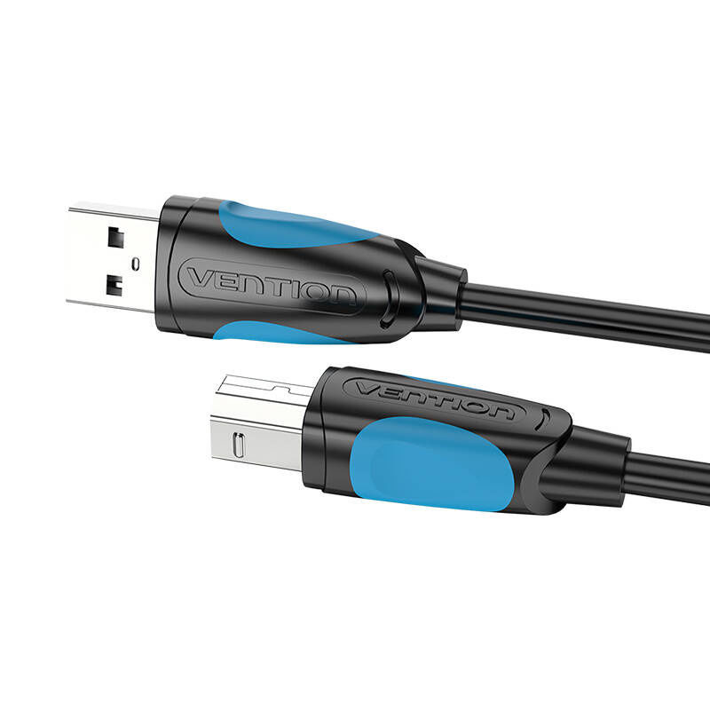 Miniatură: Cablu pentru imprimantă USB 2.0 A do USB-B Vention VAS-A16-B1000 10m Negru