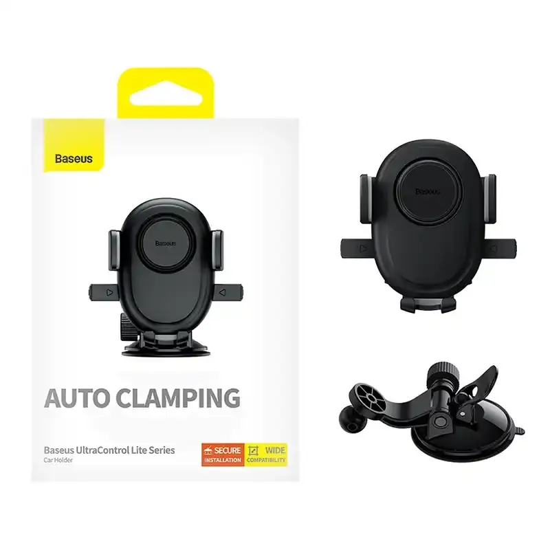 Indexkép: Suport pentru telefon Baseus UltraControl Lite Series (negru)