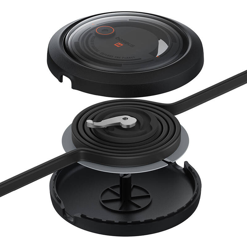 Indexkép: Cablu 3 în 1 Baseus Free2Draw USB către M+L+C 100W, 1,1 m (negru)