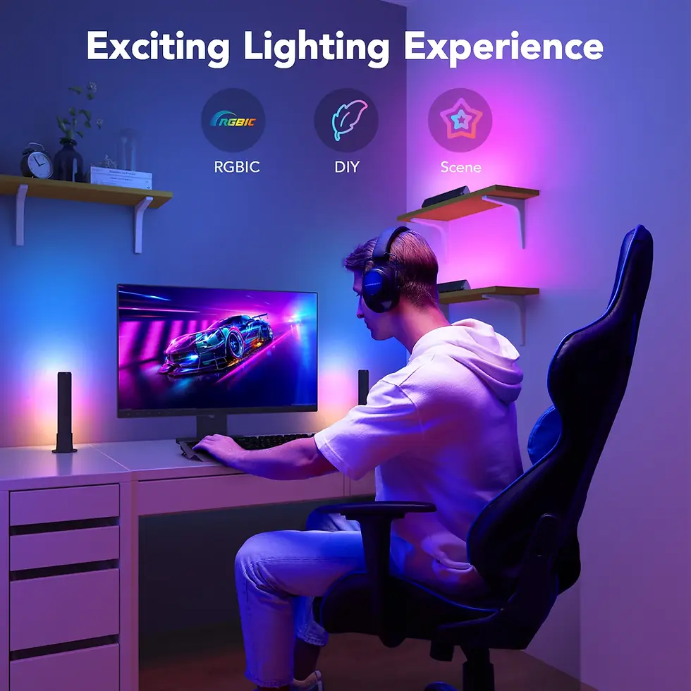 Μικρογραφία: Σετ 2 LED Λάμπες Govee Flow Plus Light Bars RGBICWW, WiFi και Bluetooth