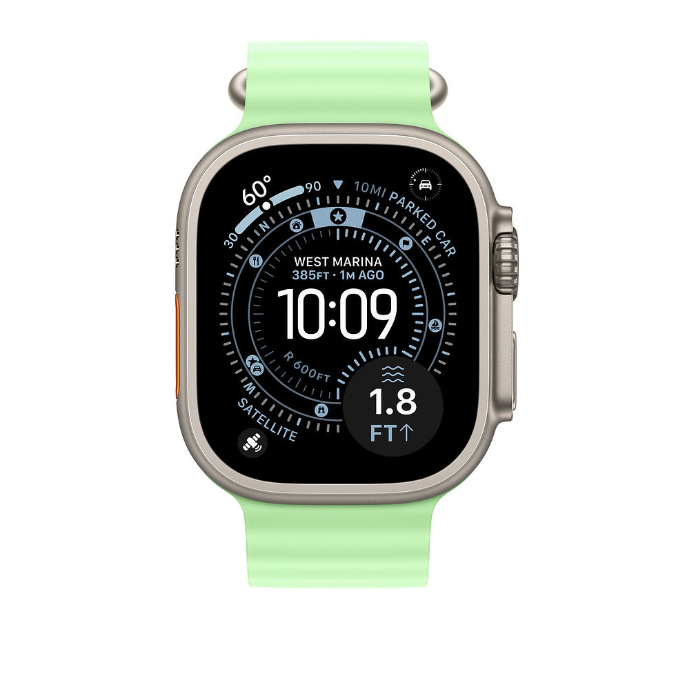 Miniatură: Curea Apple Watch 49mm Ocean Band Extension, Neon Green