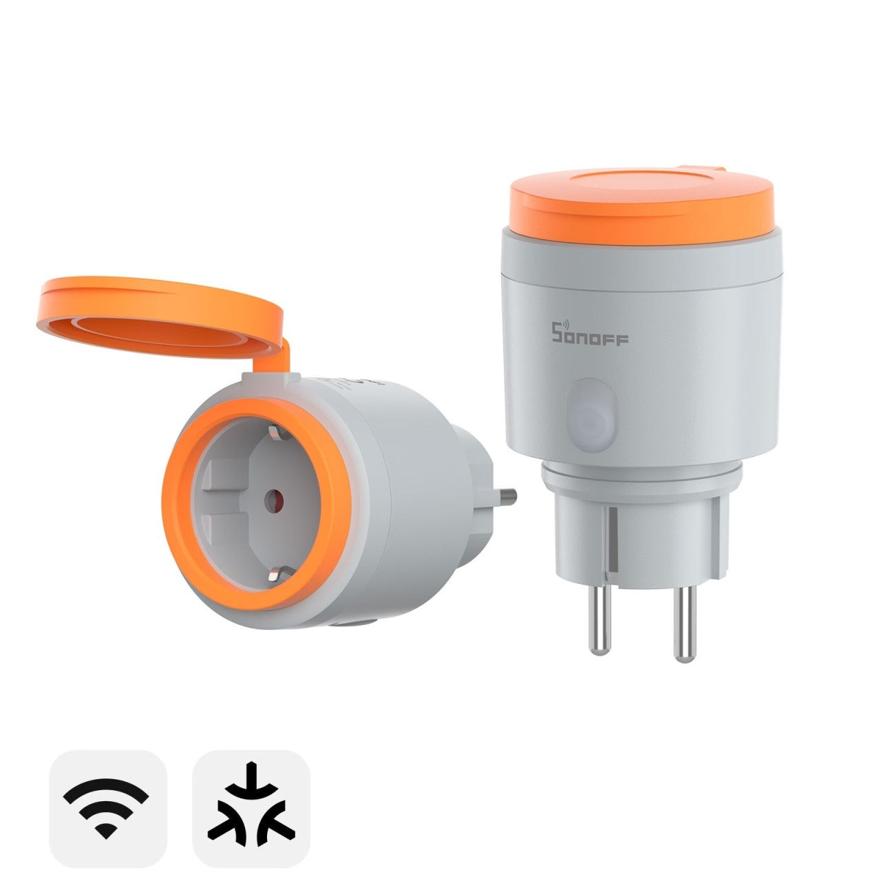 Priza inteligenta exterior Sonoff S61STPF-PM-O(EU), WiFi Matter