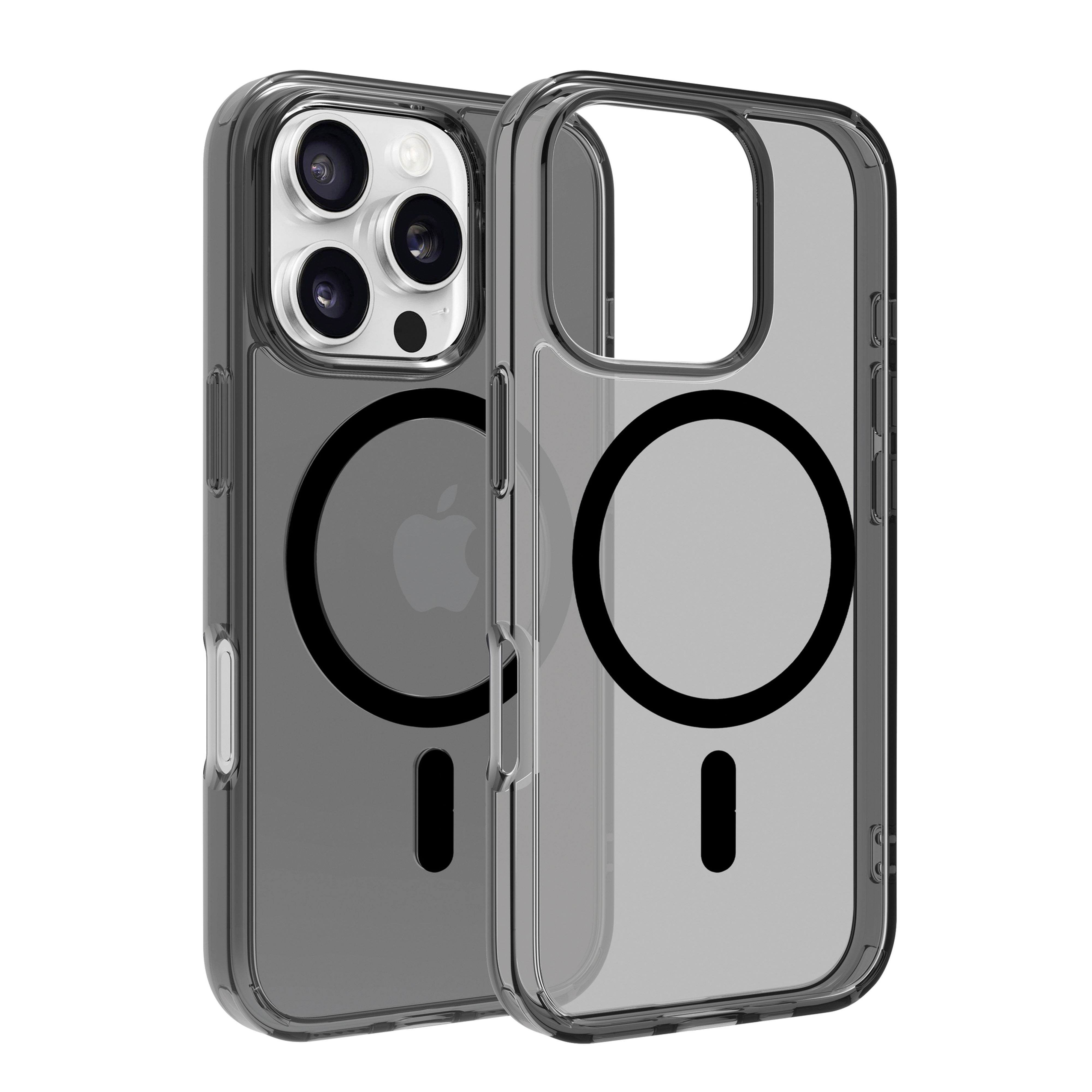 Carcasă Dviced MagSafe pentru iPhone 16 Pro, Neagră Smoke