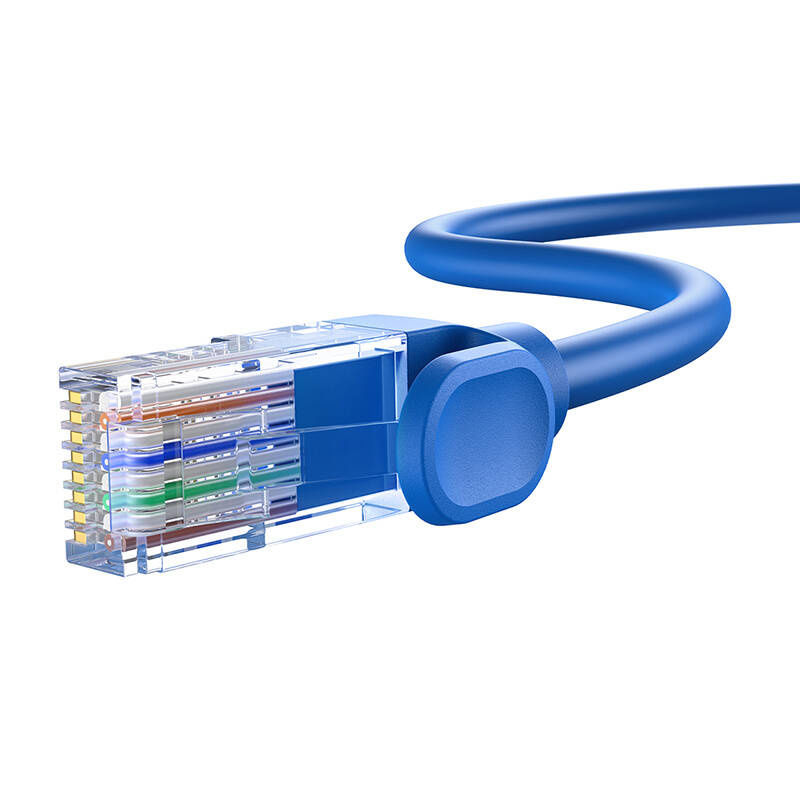 Indexkép: Cablu rotund Baseus Ethernet RJ45, Cat.6, 3 m (albastru)