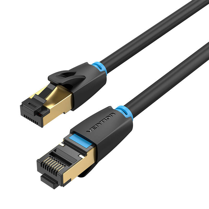 Miniatură: Cablu de rețea CAT8 SFTP Vention IKABL 40Gbps 10m Negru
