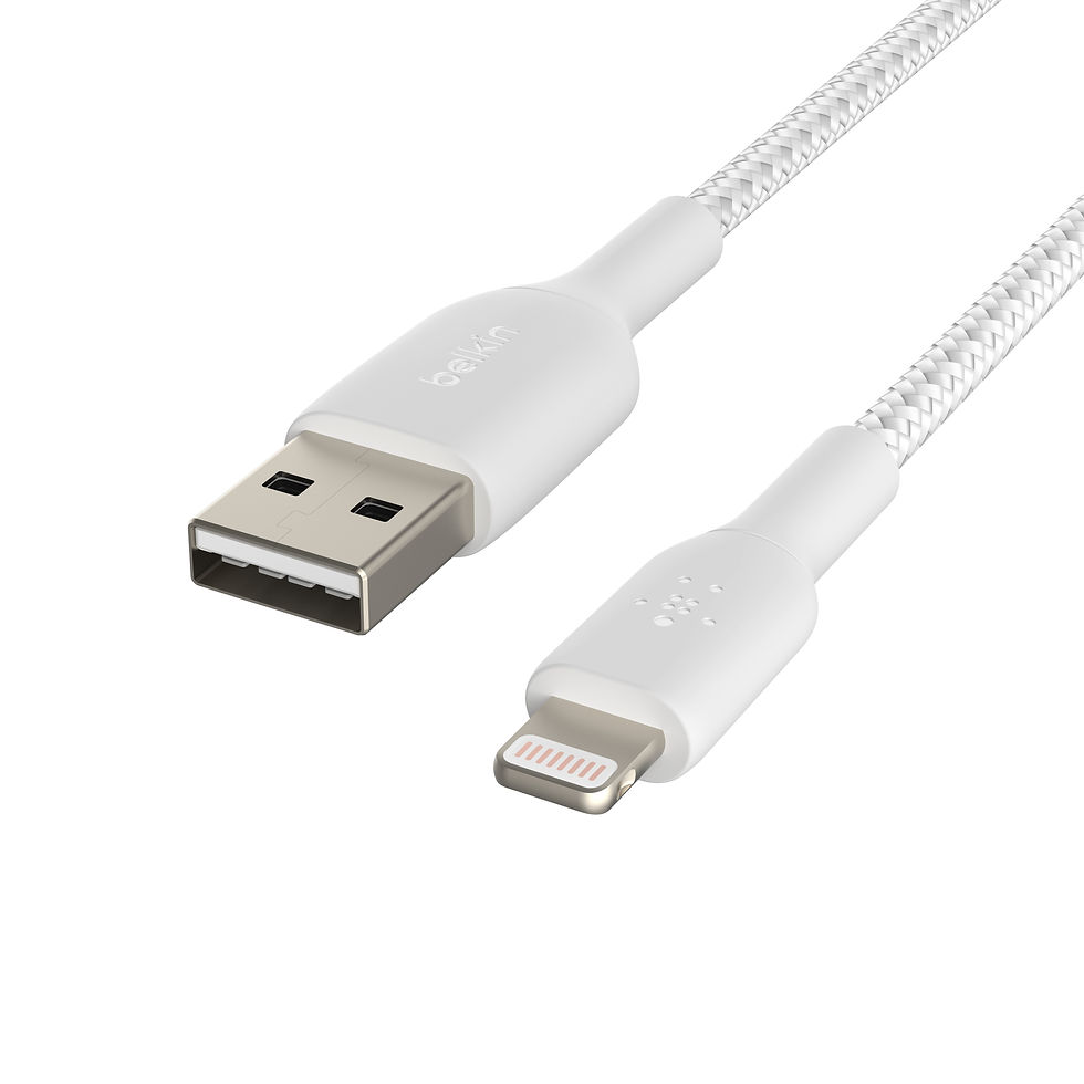 Indexkép: Cablu Belkin BOOST CHARGE USB-A la Lightning, 3 metri, Alb