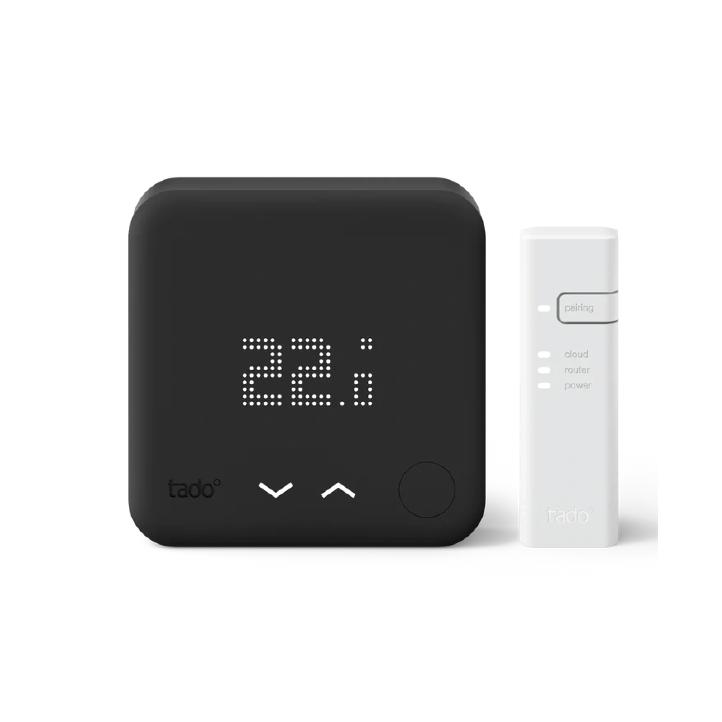 Tado Starter Kit - Wired Smart Thermostat V3+ Black