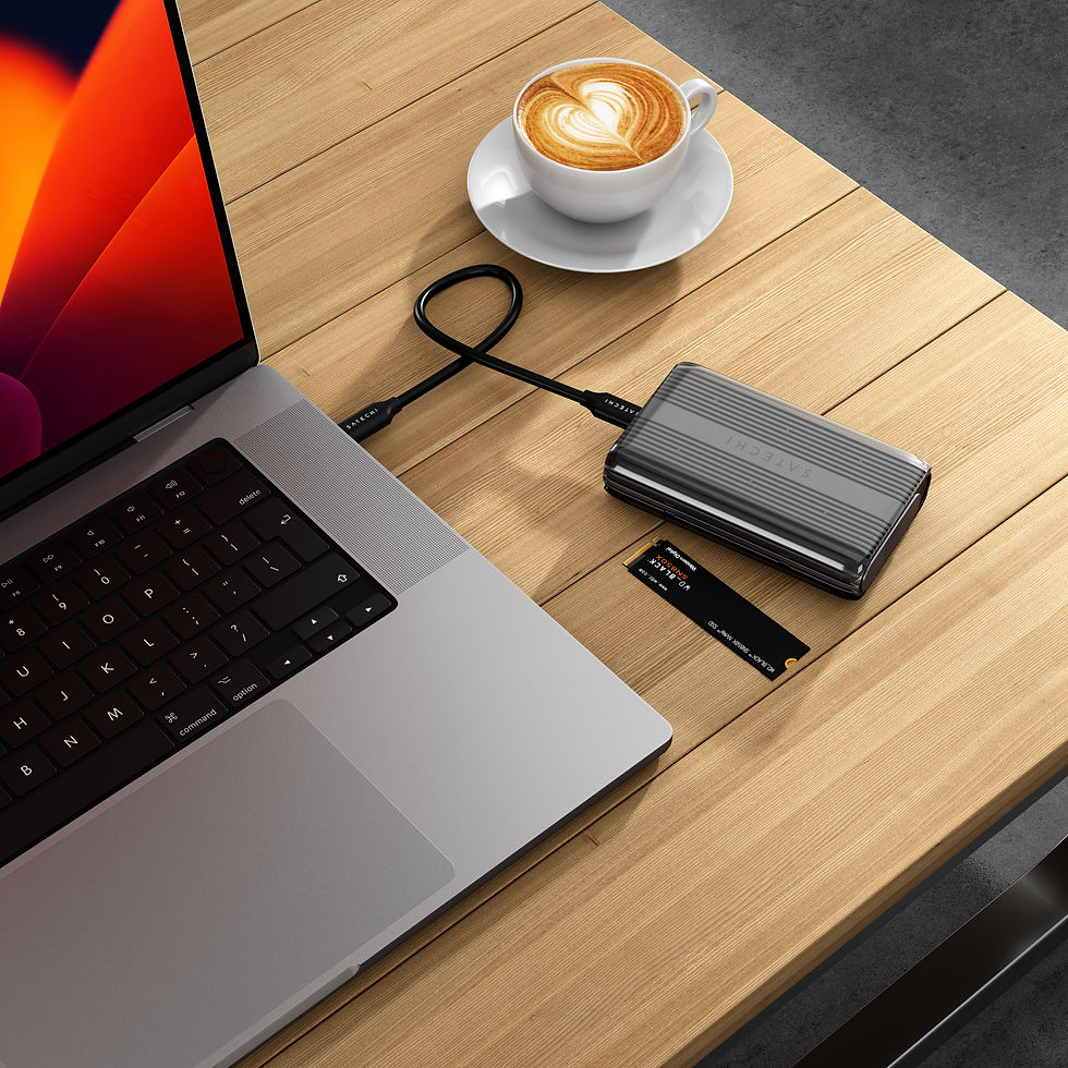 Indexkép: Carcasa SSD NVMe Satechi USB4 pentru 2280/2260/2242mm