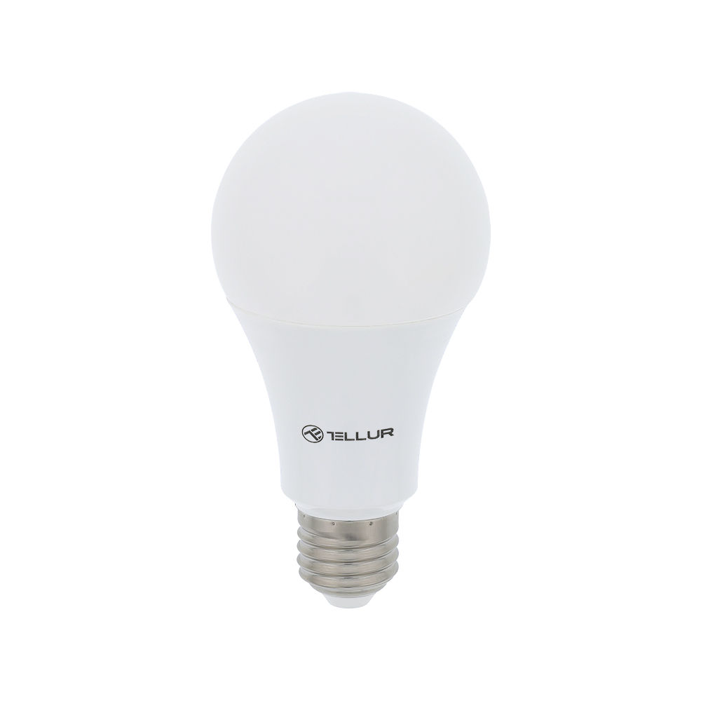 Έξυπνος Λαμπτήρας LED Wireless Tellur White, E27, 9W, 820lm, Λευκό Φως