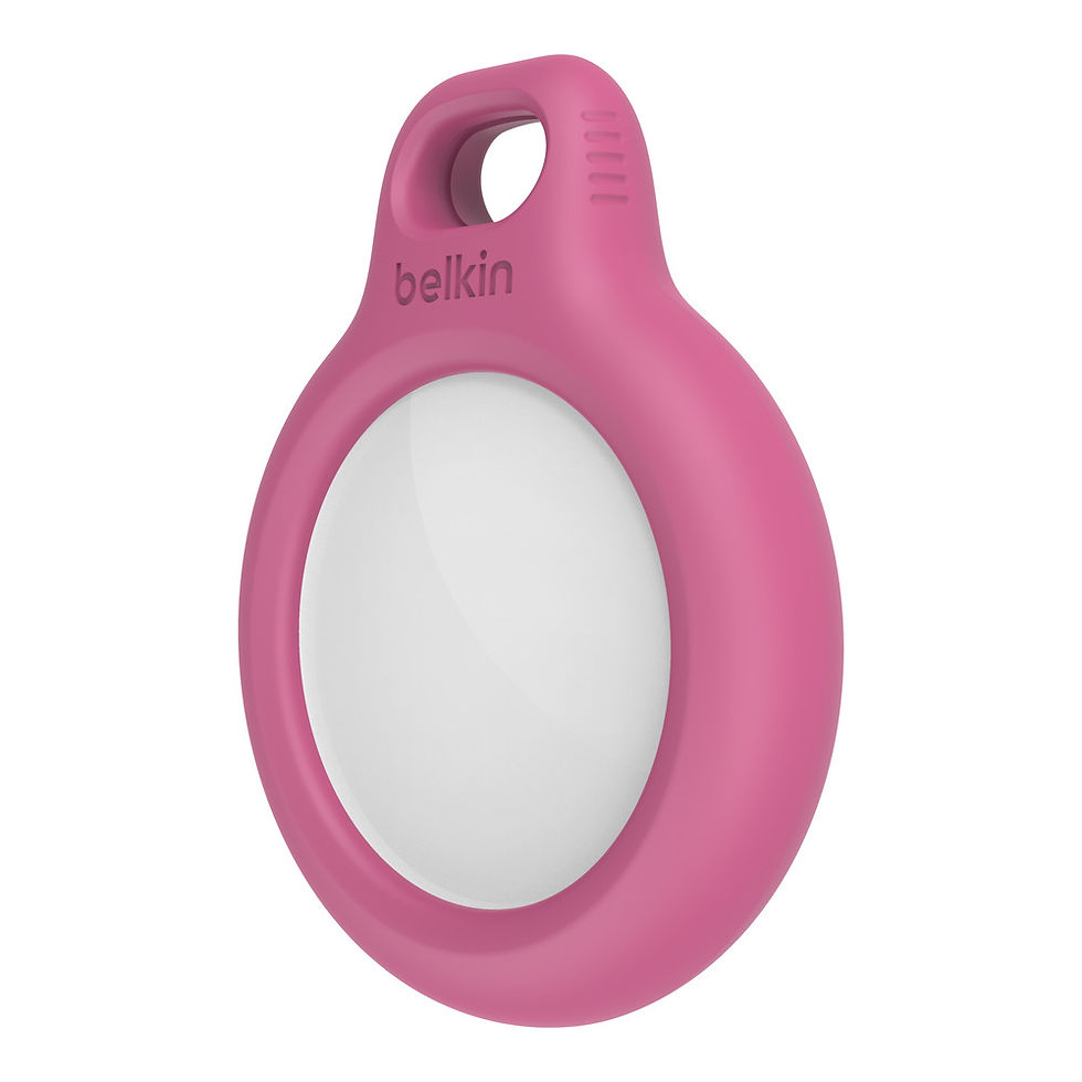 Indexkép: Suport de Siguranță Belkin pentru AirTag cu Breloque Roz