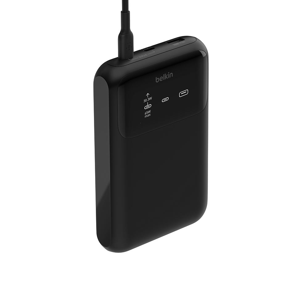 Indexkép: Powerbank Belkin 3-Port Laptop 20K 65W - Încărcare Rapidă