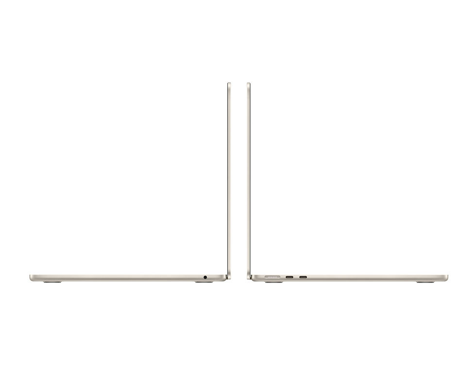 Miniatură: MacBook Air 13.6" Starlight cu Chip M4 - 16GB, 512GB SSD