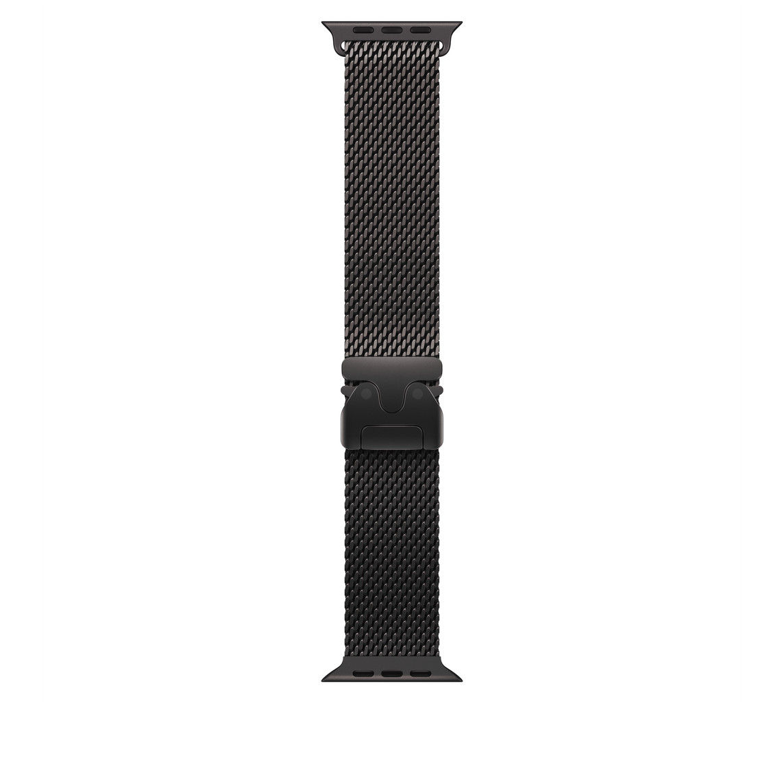 Curea Apple Watch 49mm Milanese Loop, Black Titanium, Medium